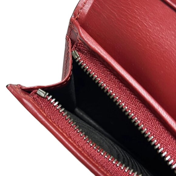 GUCCI Cherry/GG Plus/GG Supreme Beige Red Multi PVC Leather Plastic 478-042125 - Picture 4 of 5